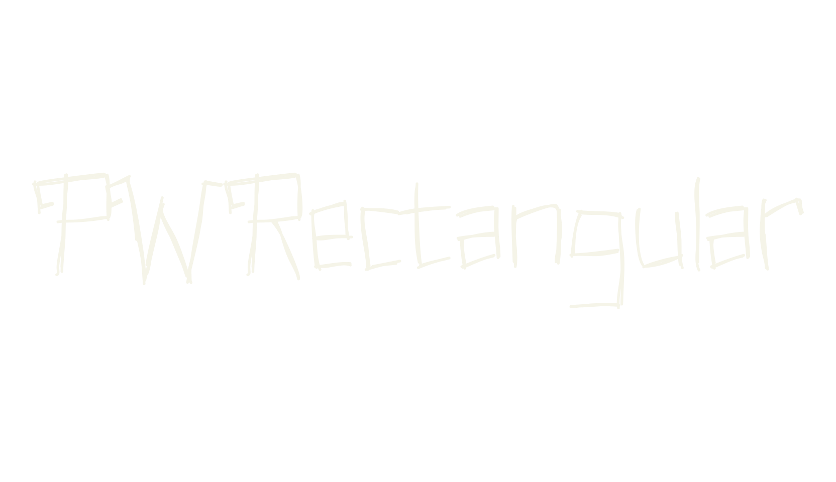 PWRectangular, display font preview