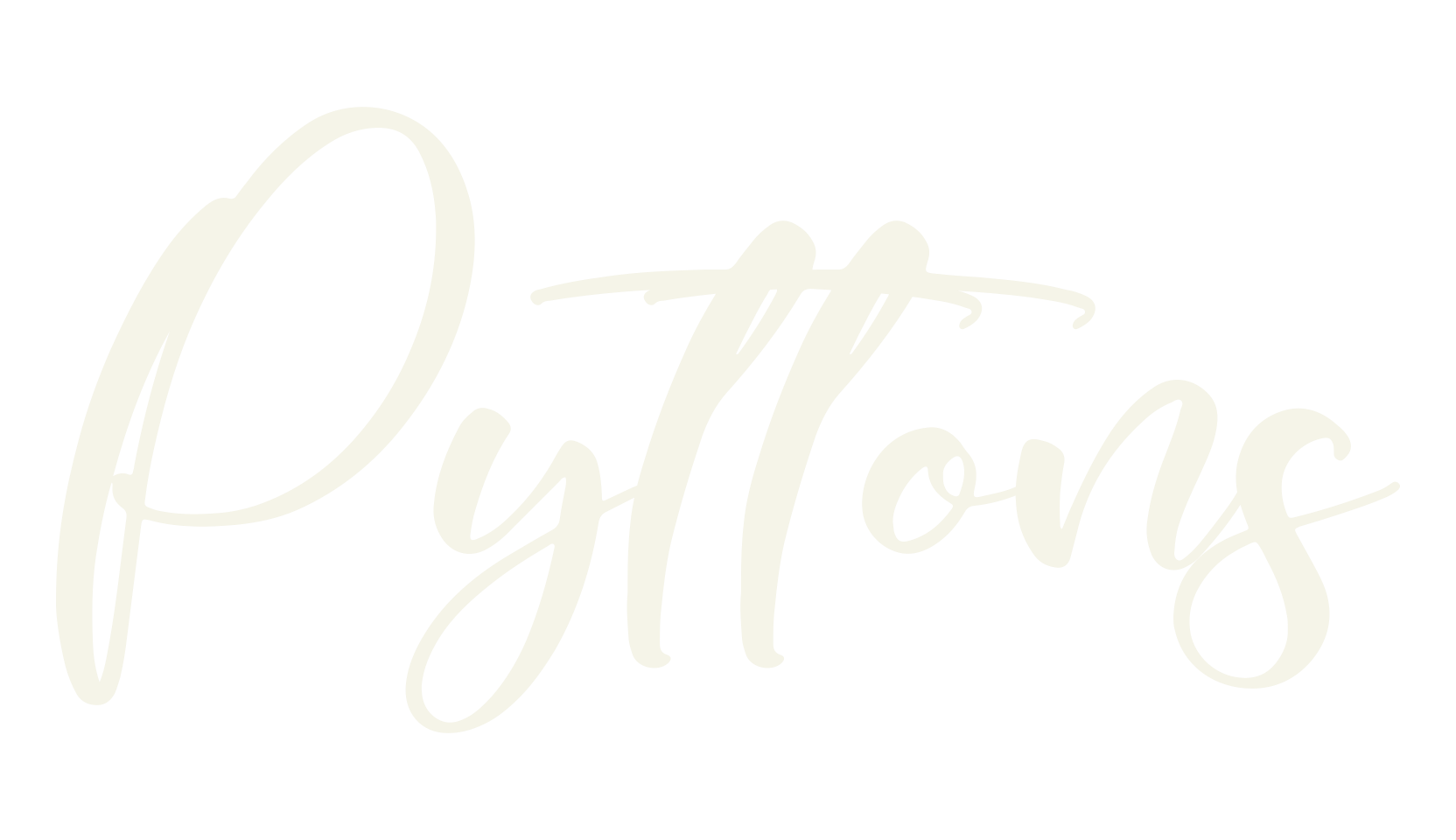 Pyttons, script font preview
