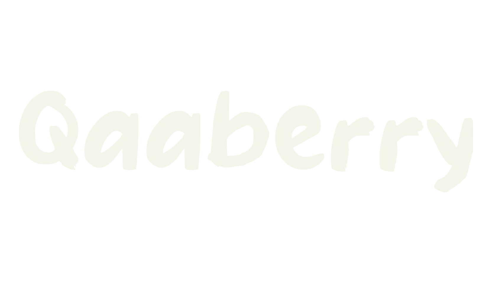 Qaaberry, handwritten font preview