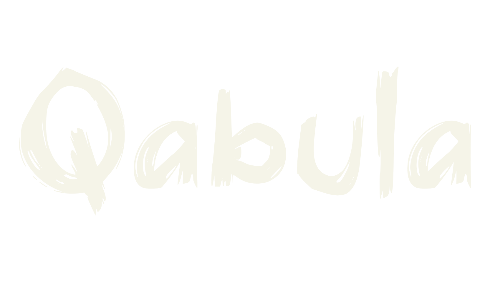 Qabula, handwritten font preview