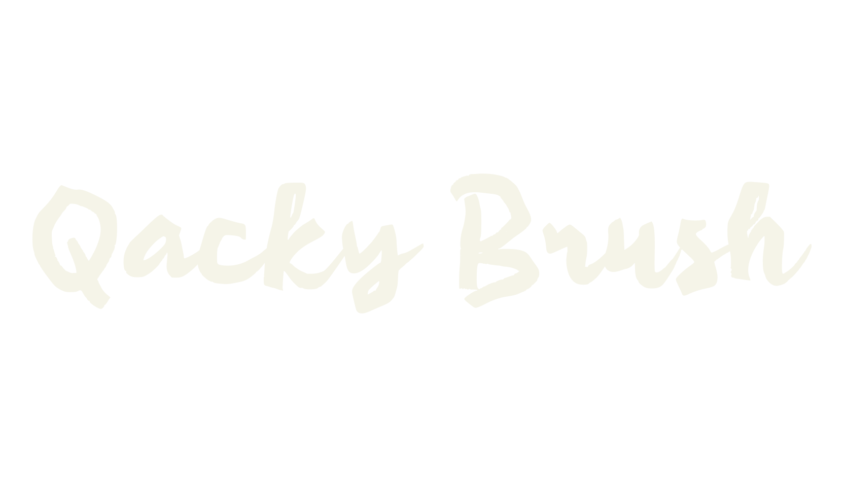 Qacky Brush, fashion script font preview