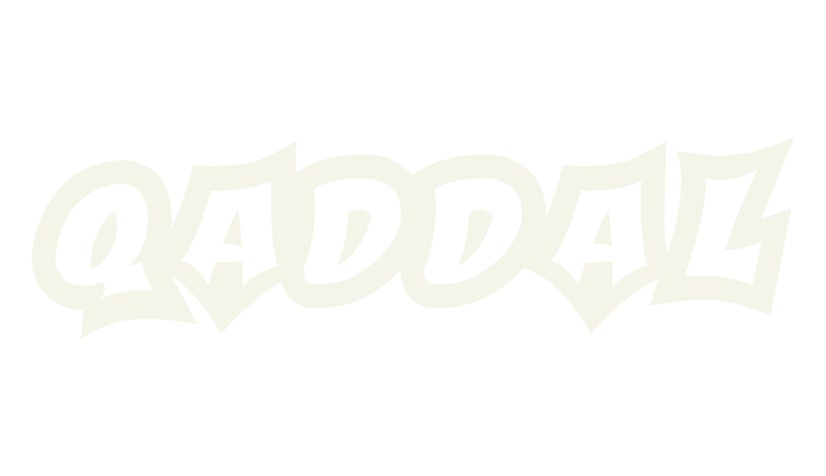 Qaddal, graffiti font preview