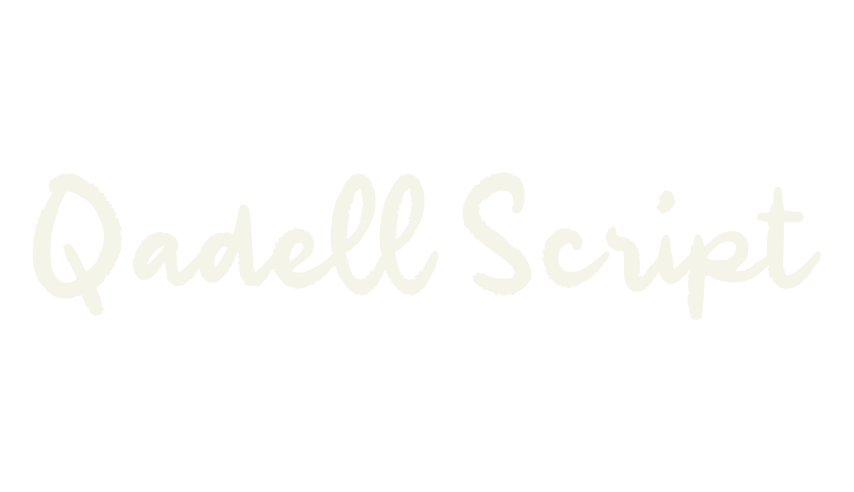 Qadell Script, fashion sign font preview