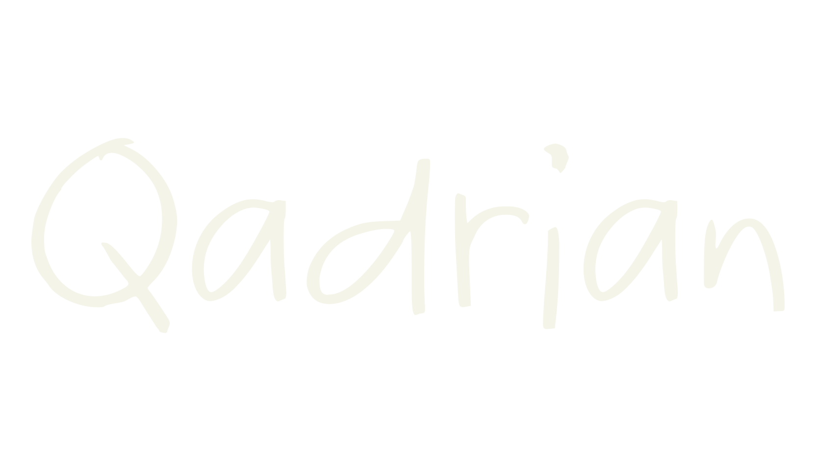 Qadrian, handwritten font preview