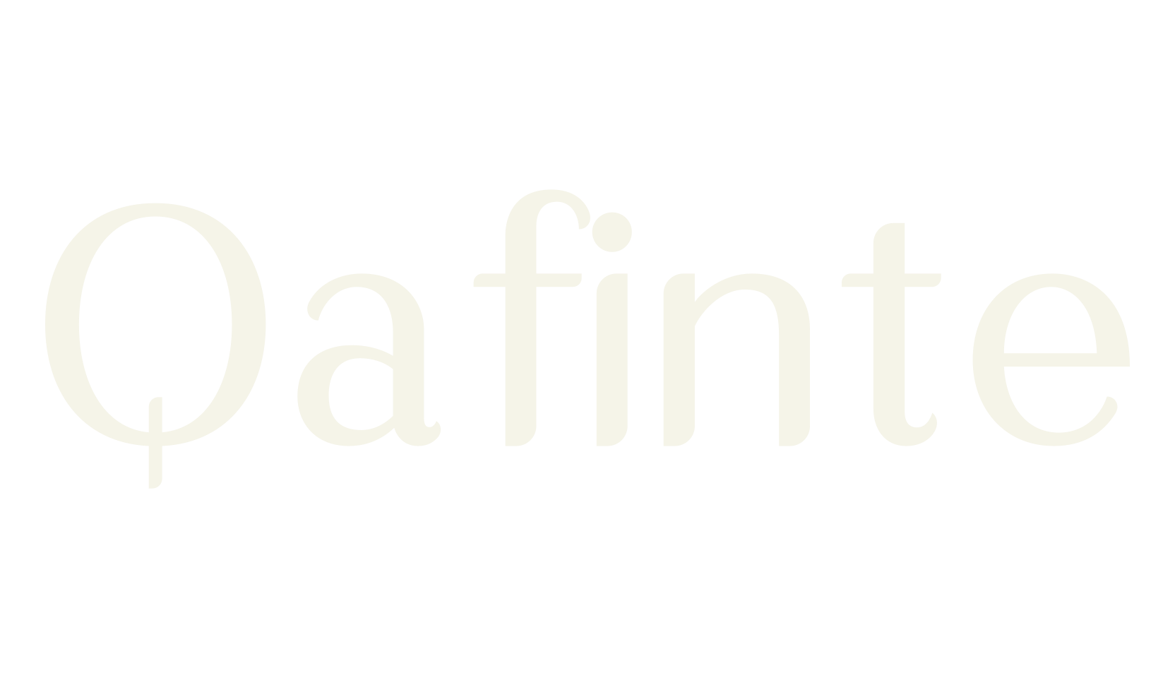 Qafinte, serif font preview