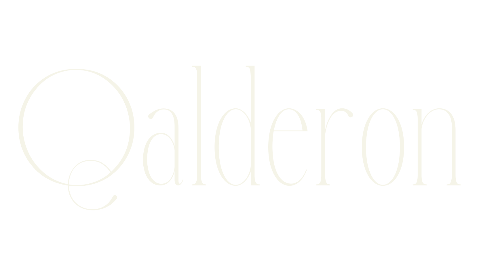 Qalderon, serif font preview