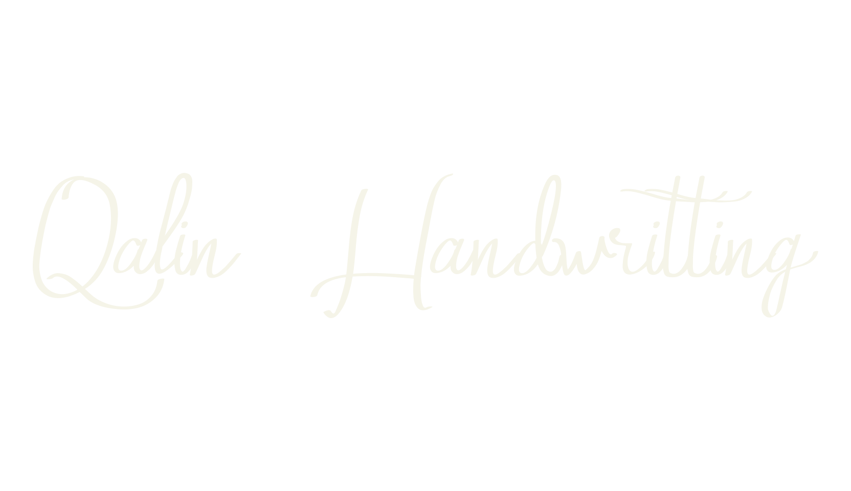 Qalin Handwritting, handwriting font preview