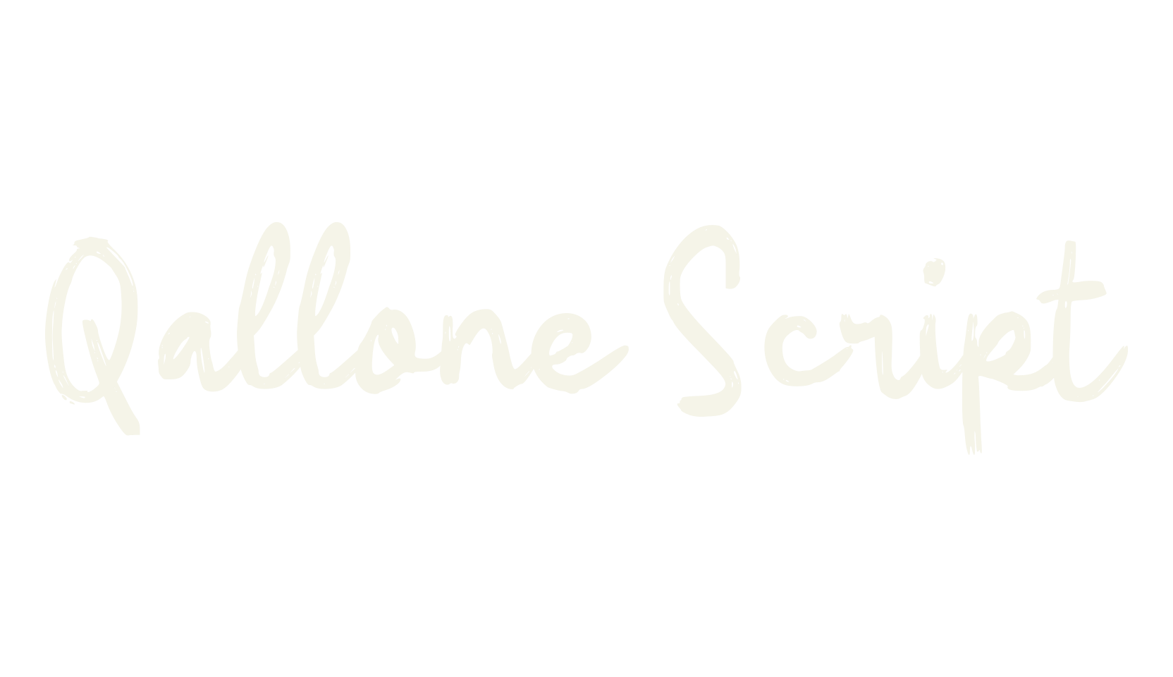Qallone Script, fashion script font preview