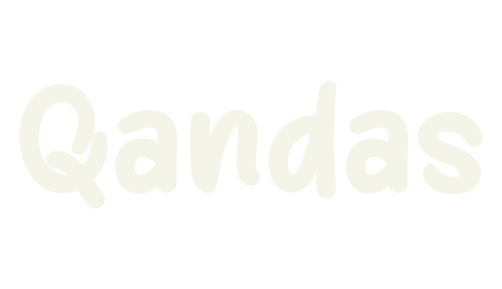Qandas, handwriting font preview