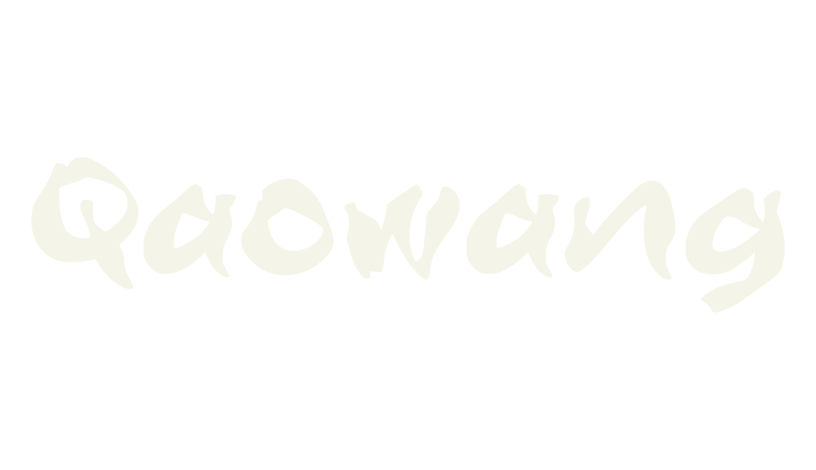 Qaowang, calligraphy font preview