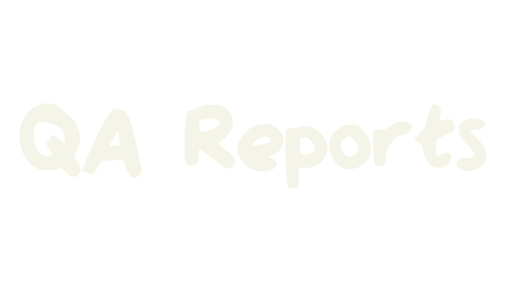 QA Reports, fashion script font preview