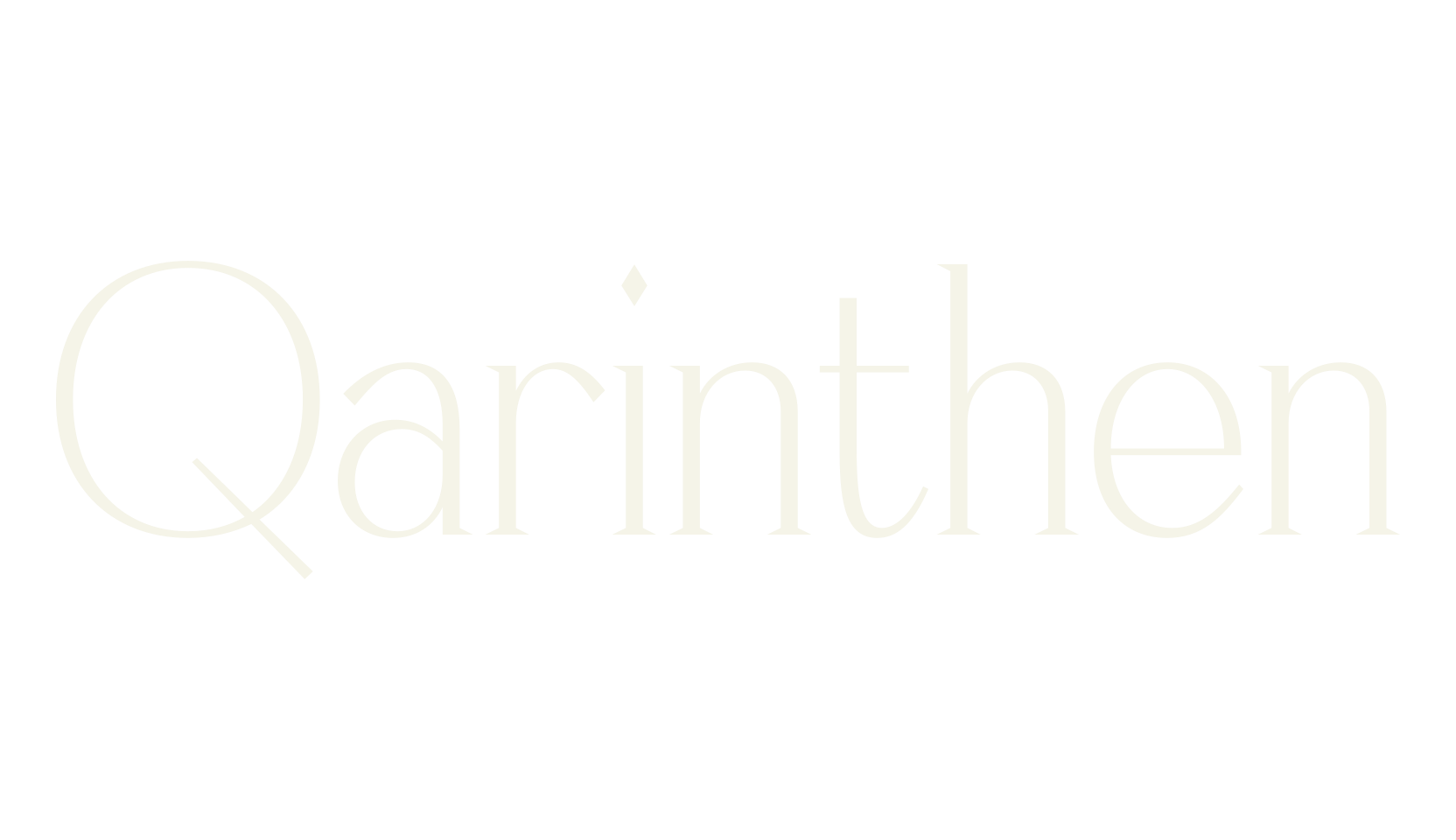 Qarinthen, serif font preview