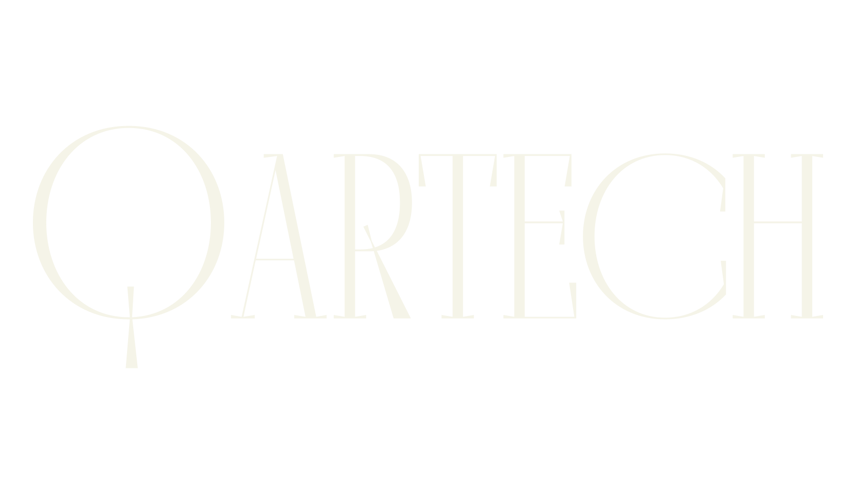 Qartech, serif font preview