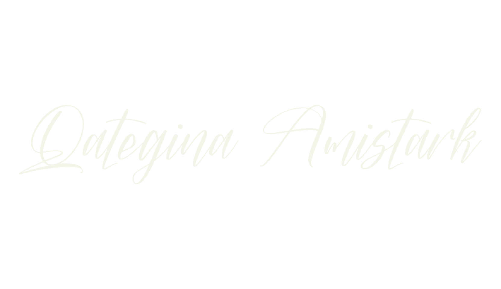 Qategina Amistark, script font preview