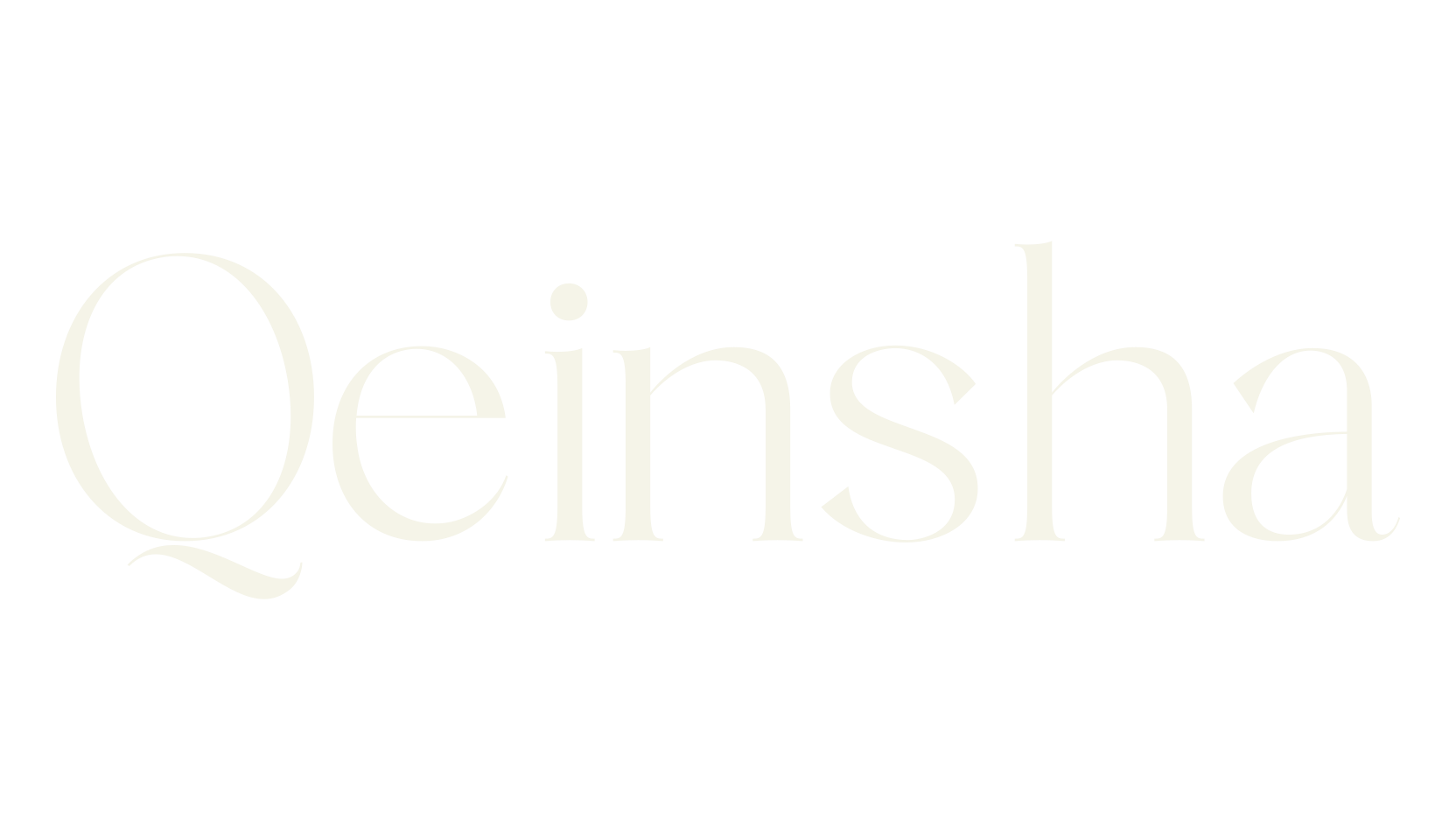 Qeinsha, serif font preview