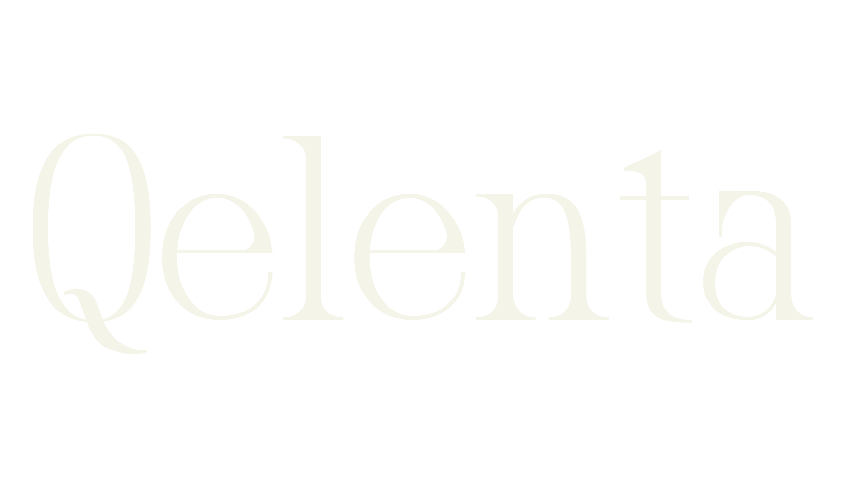 Qelenta, brand font preview