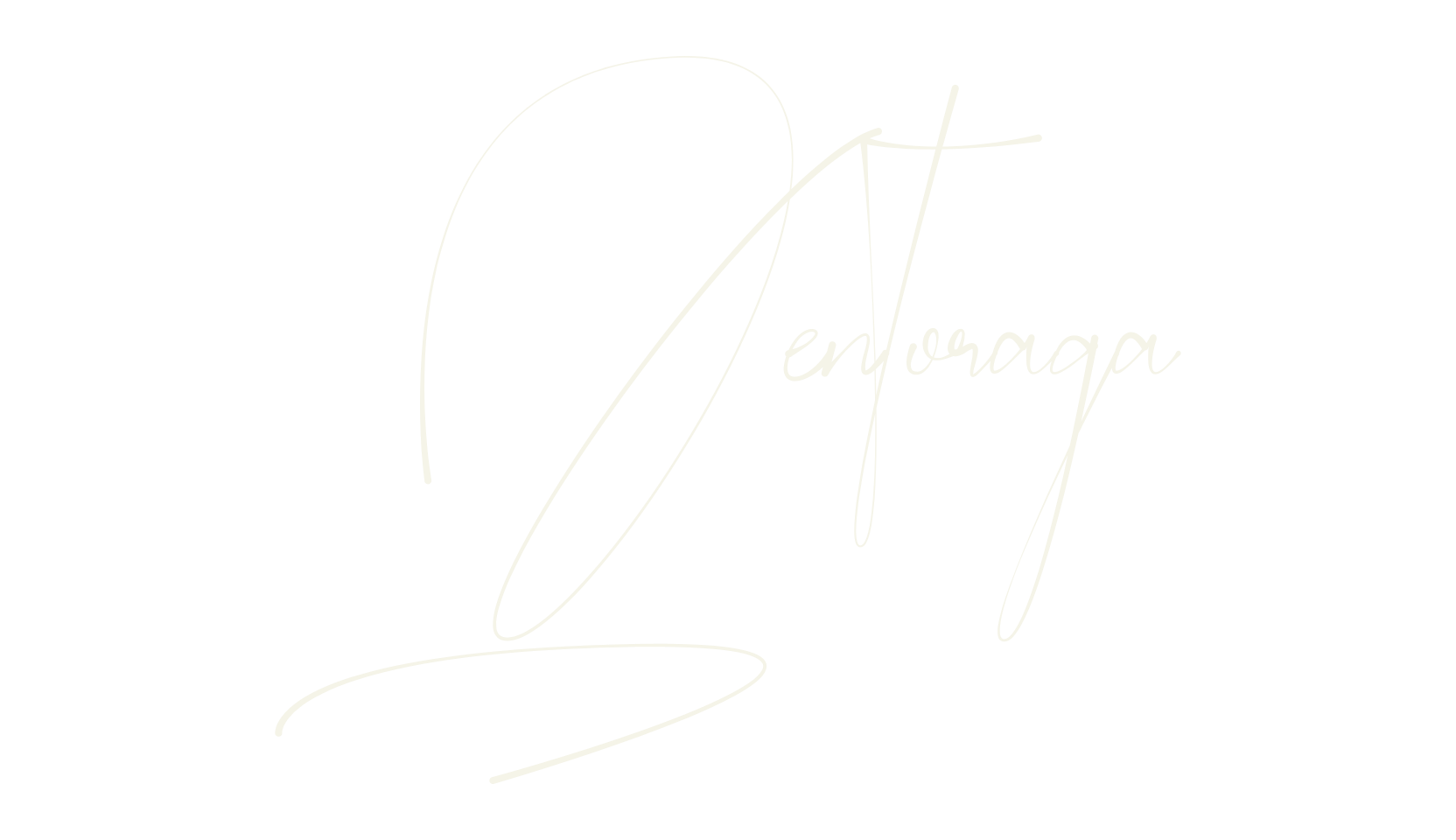 Qentoraga, signature font preview