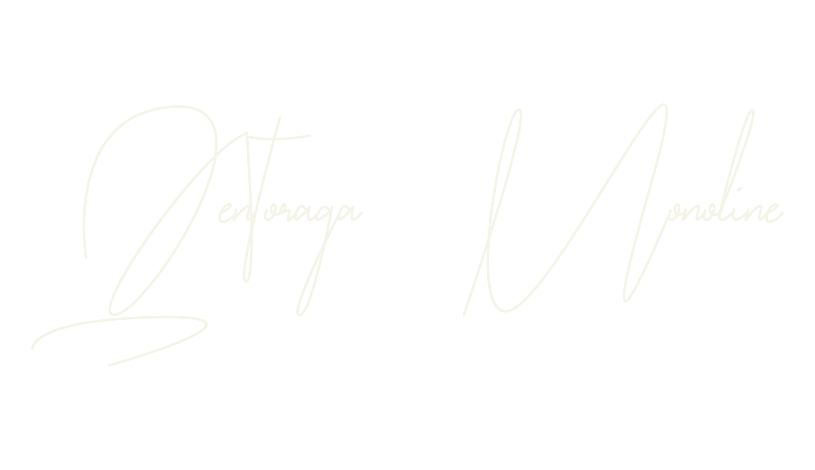 Qentoraga Monoline, cursive font preview