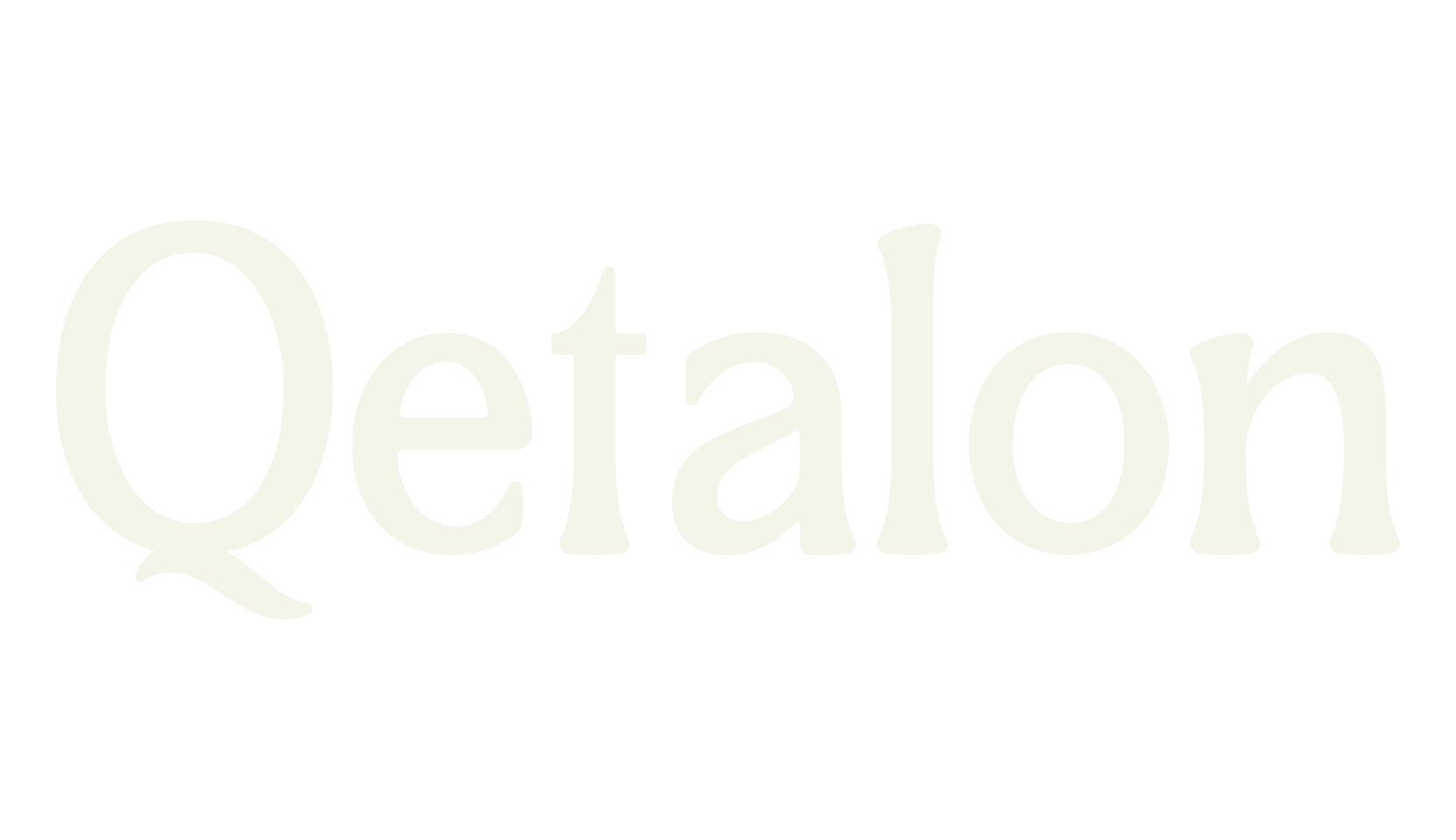 Qetalon, serif font preview
