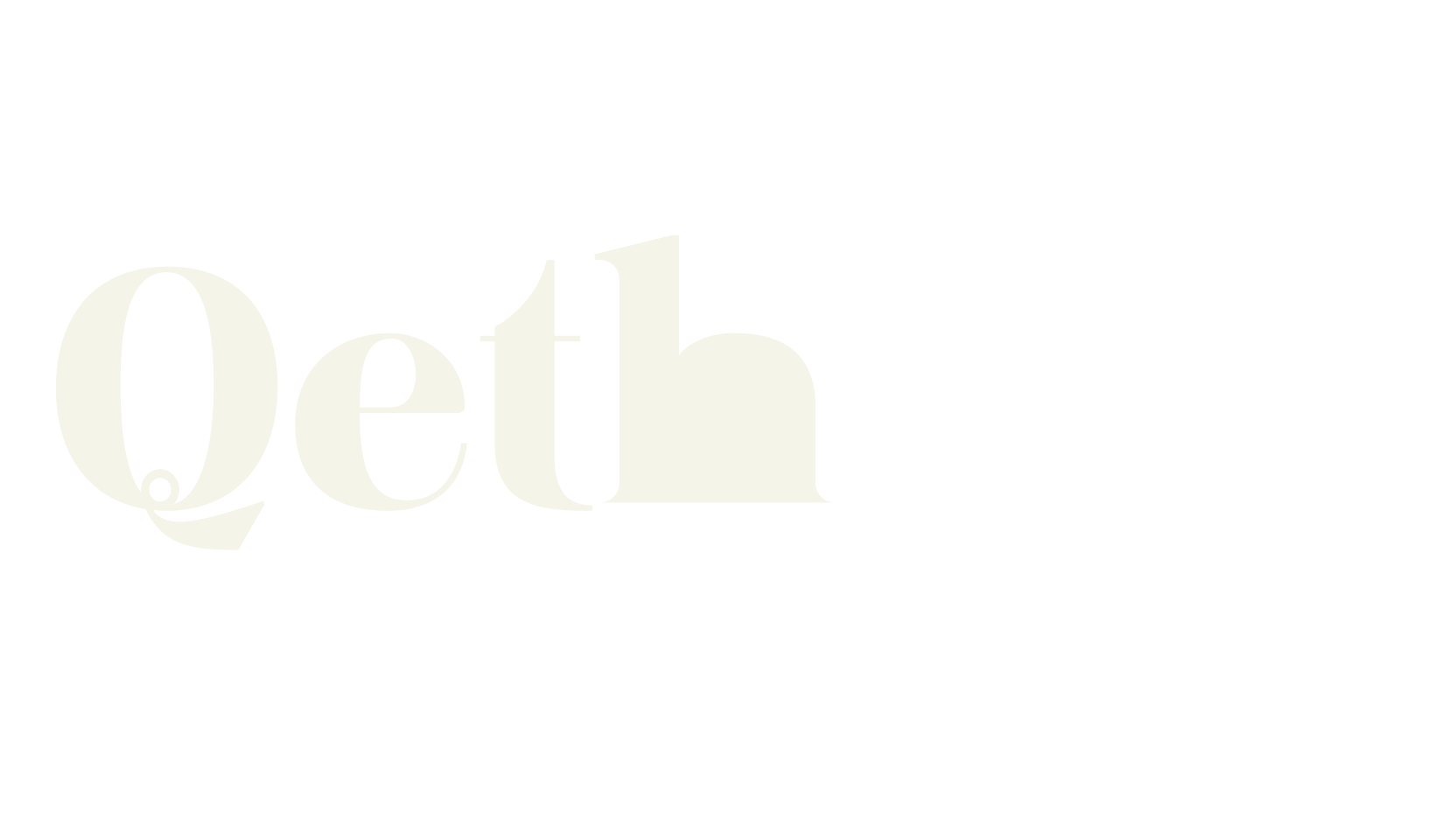 Qethiga, serif font preview