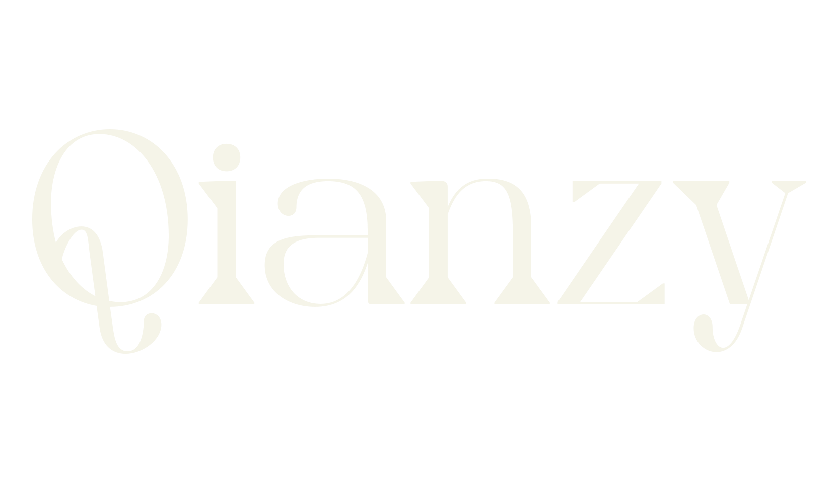 Qianzy, art deco font preview