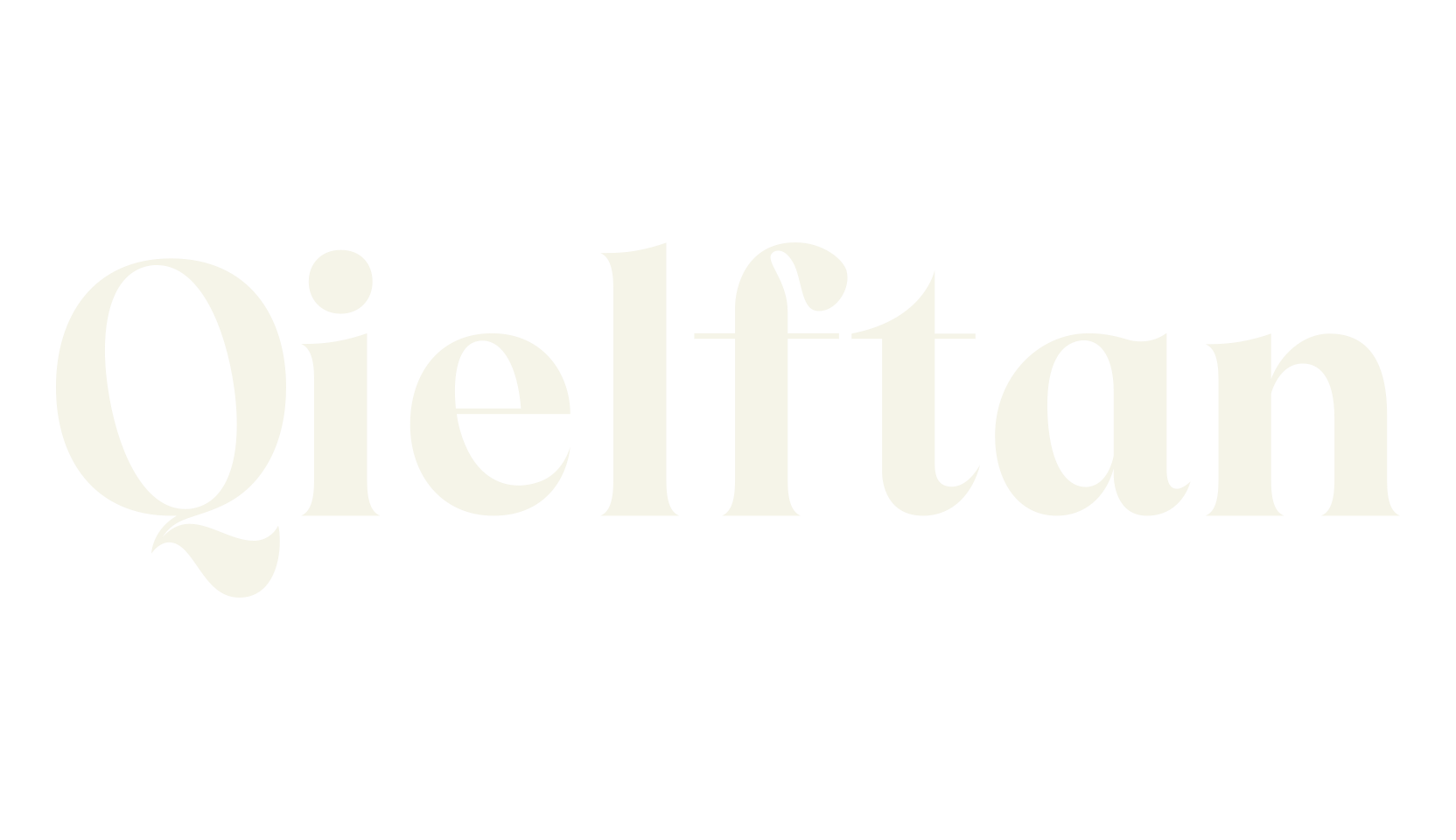 Qielftan, serif font preview