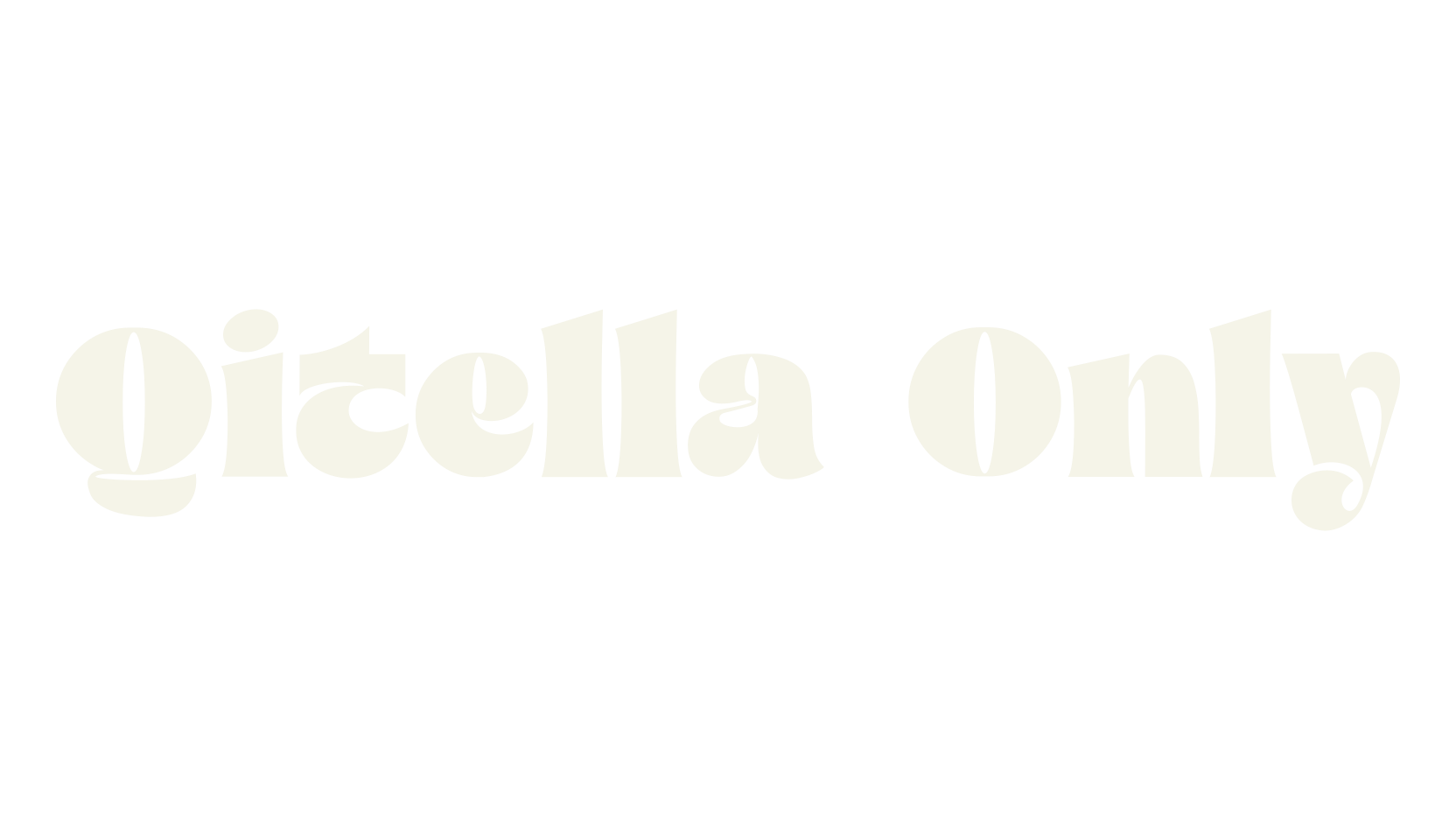 Qitella Only, bold font preview