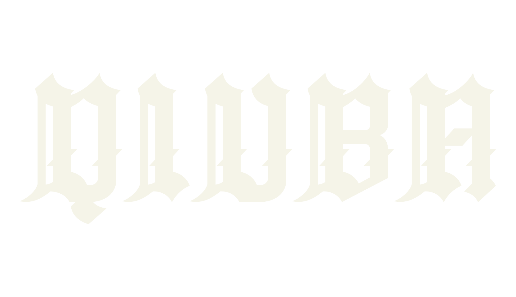 QIUBA, tattoo font preview