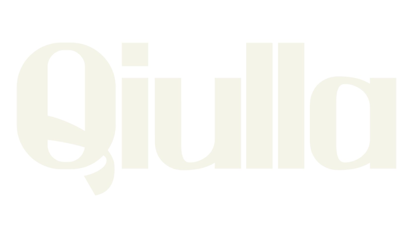 Qiulla, bold font preview