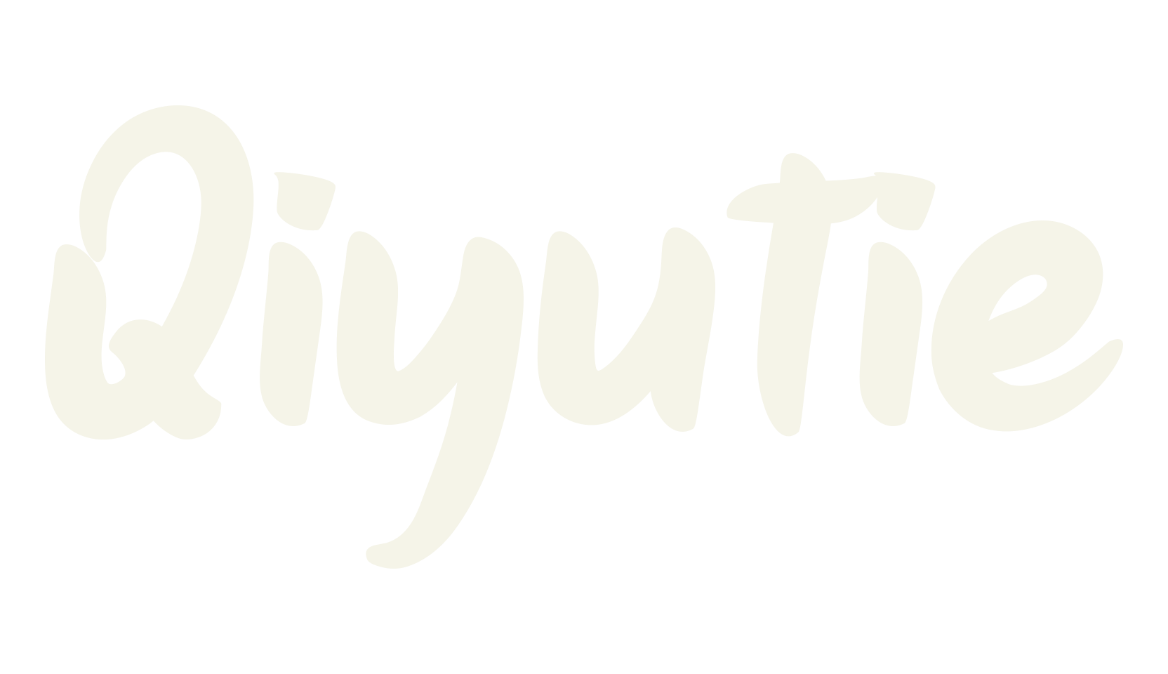 Qiyutie, calligraphy font preview