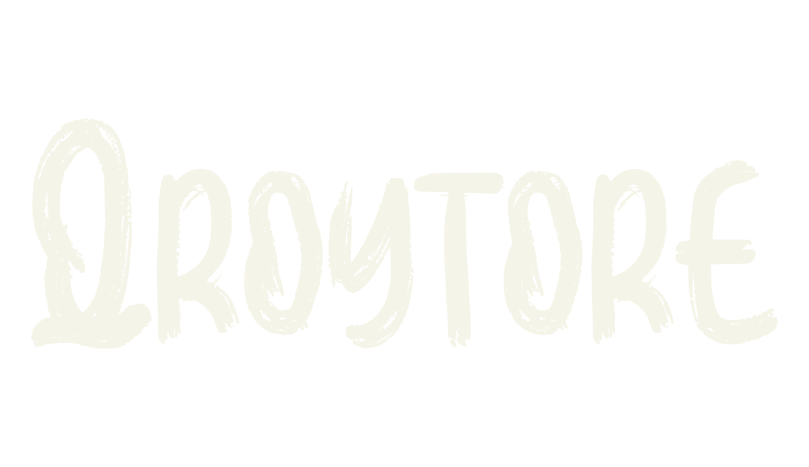 Qroytore, graffiti font preview