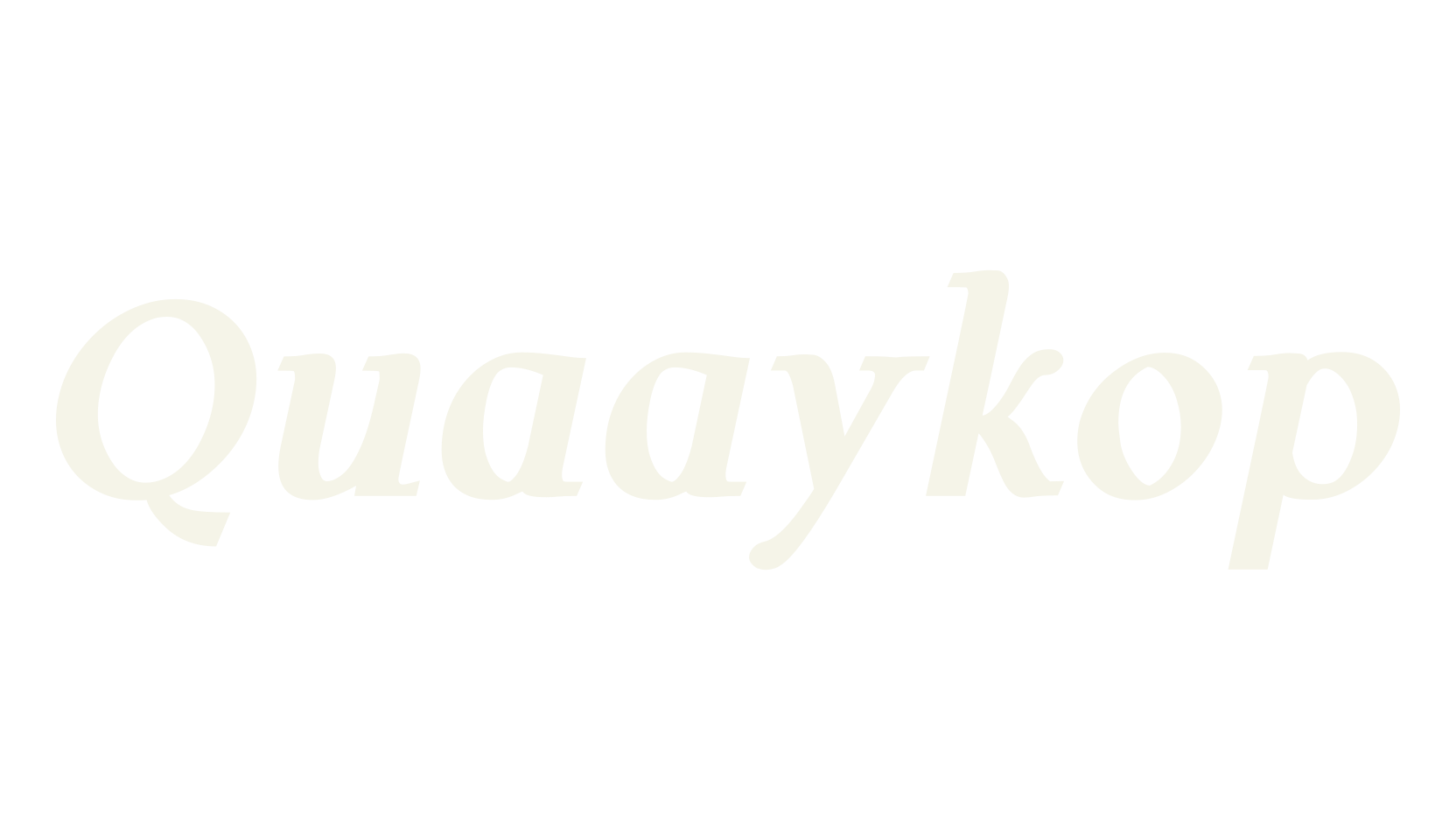 Quaaykop, basic font preview