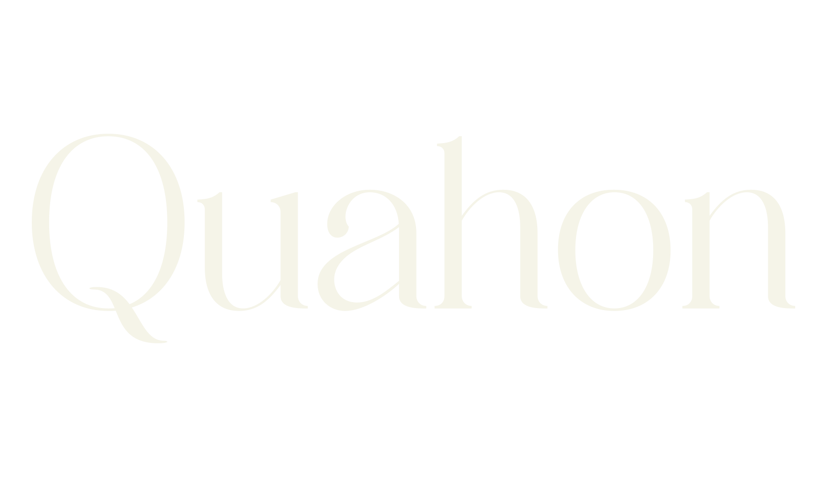 Quahon, serif font preview