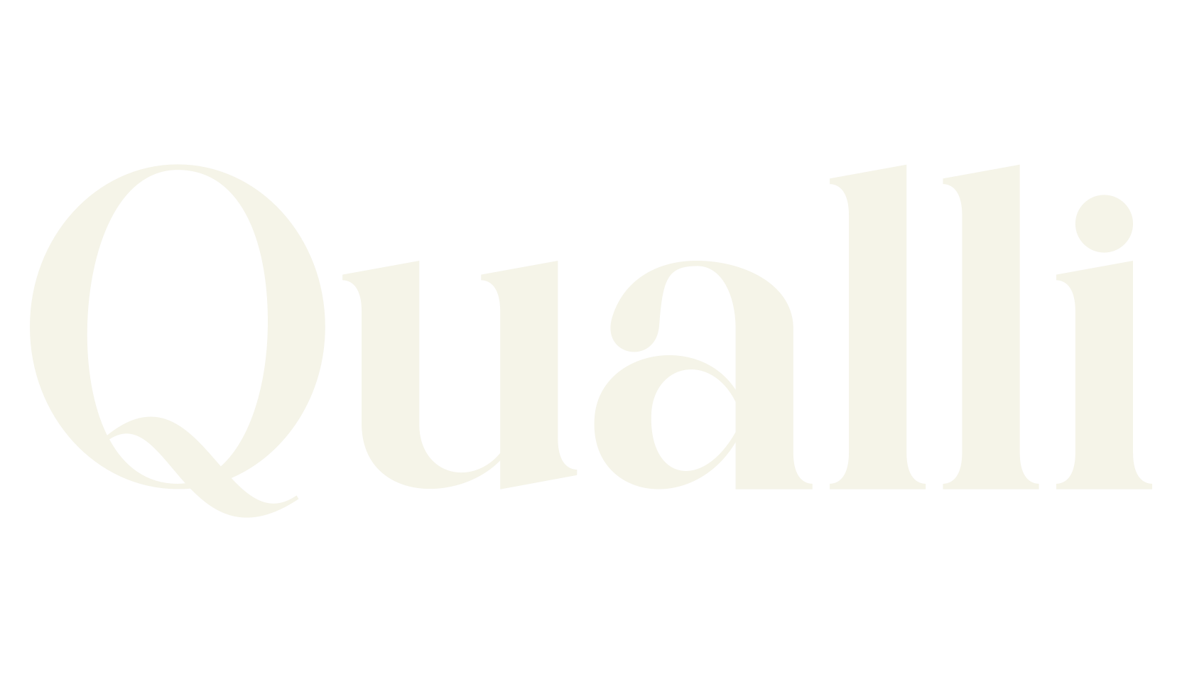Qualli, serif font preview
