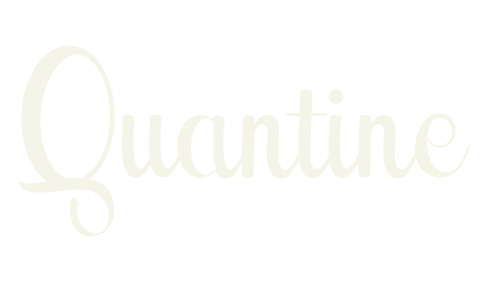 Quantine, fashion script font preview