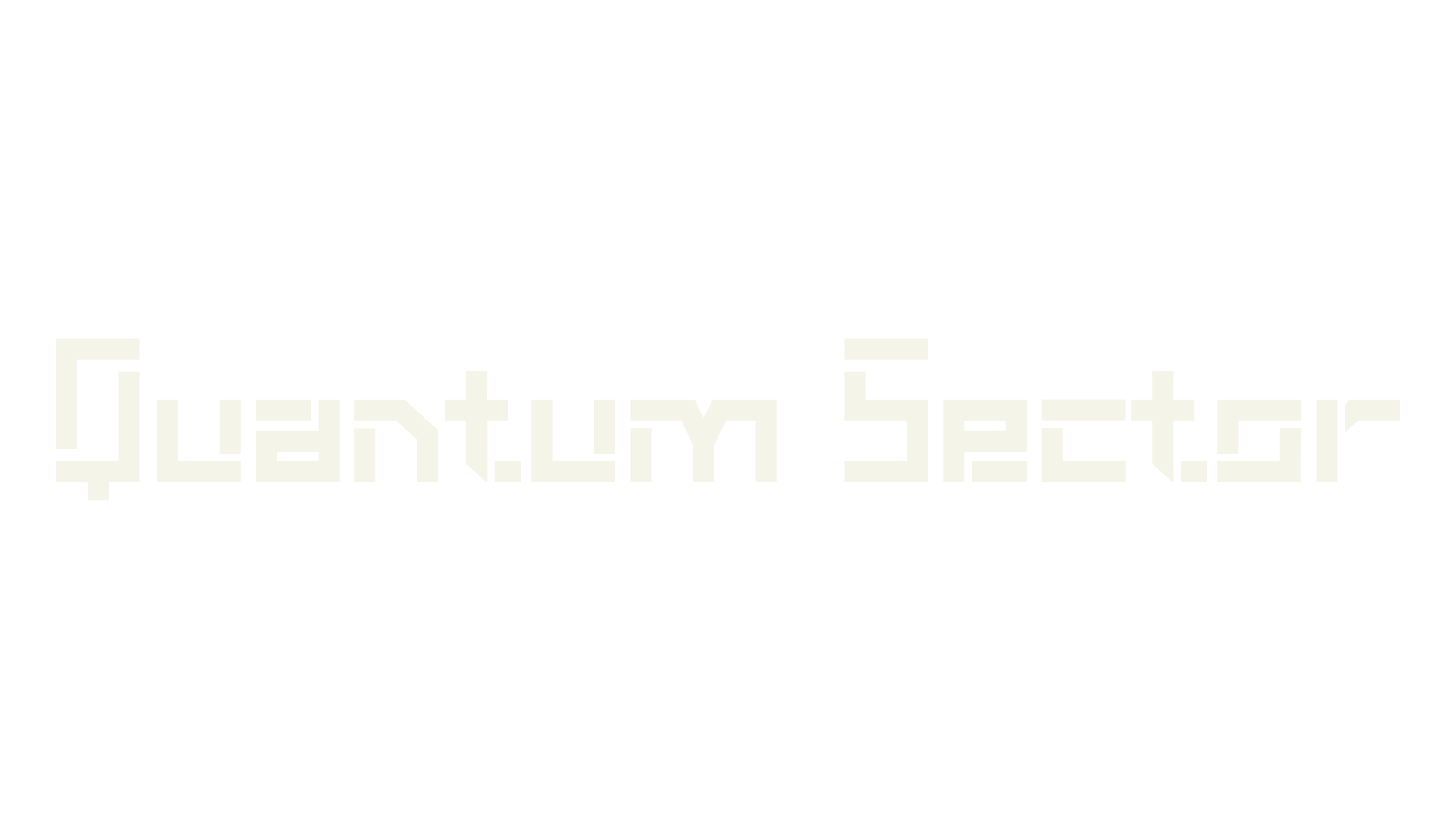 Quantum Sector, display market font preview