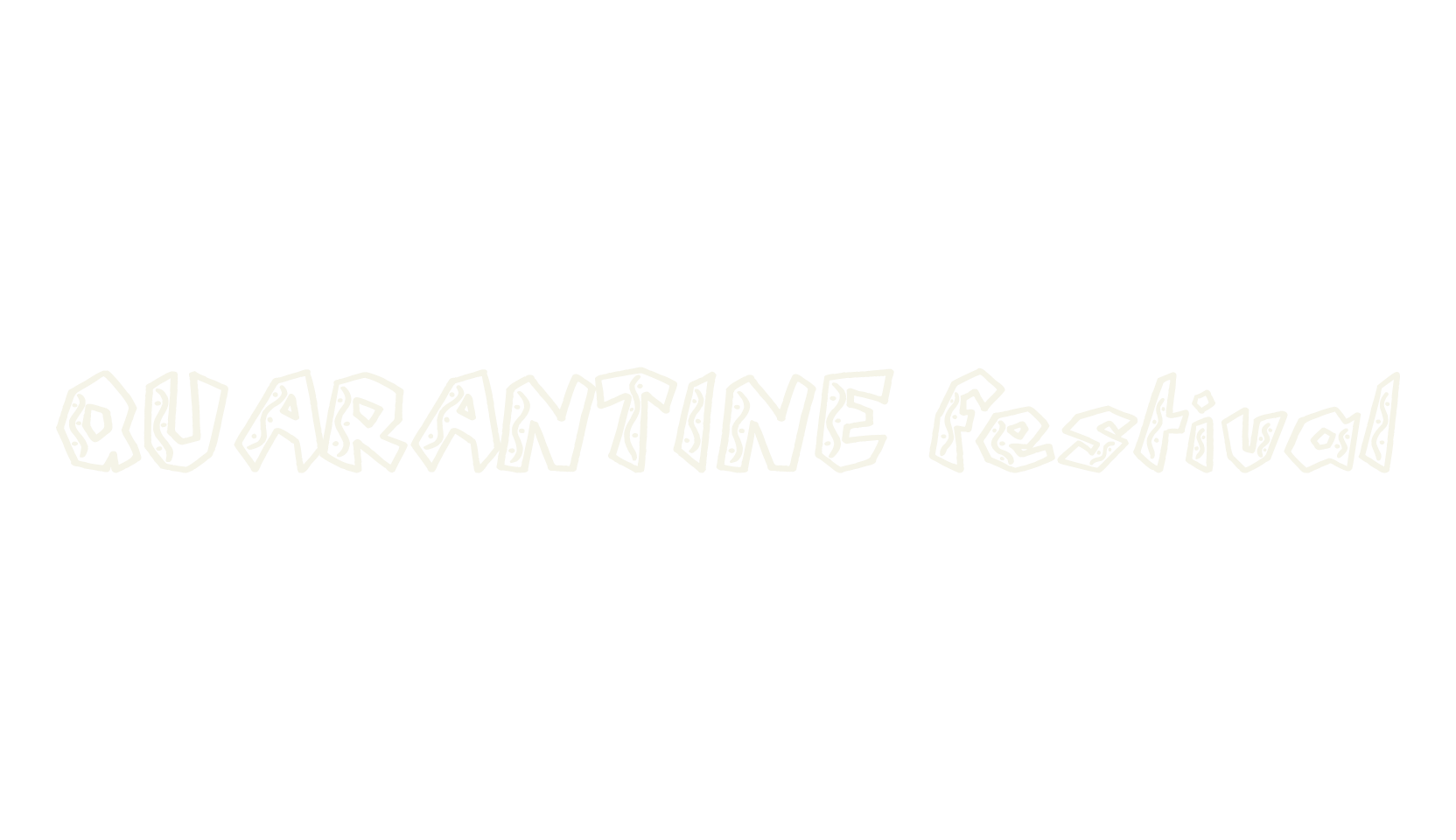 QUARANTINE festival, display market font preview