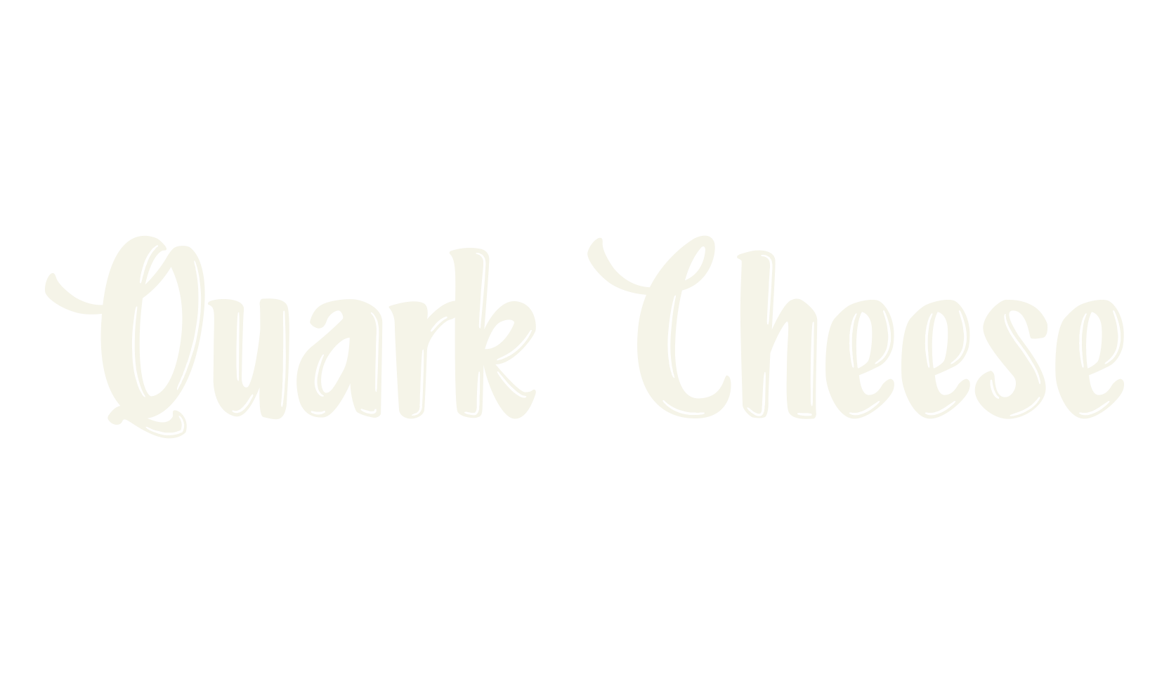 Quark Cheese, lettering font preview