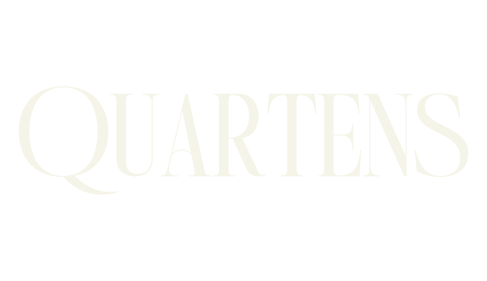 Quartens, serif font preview