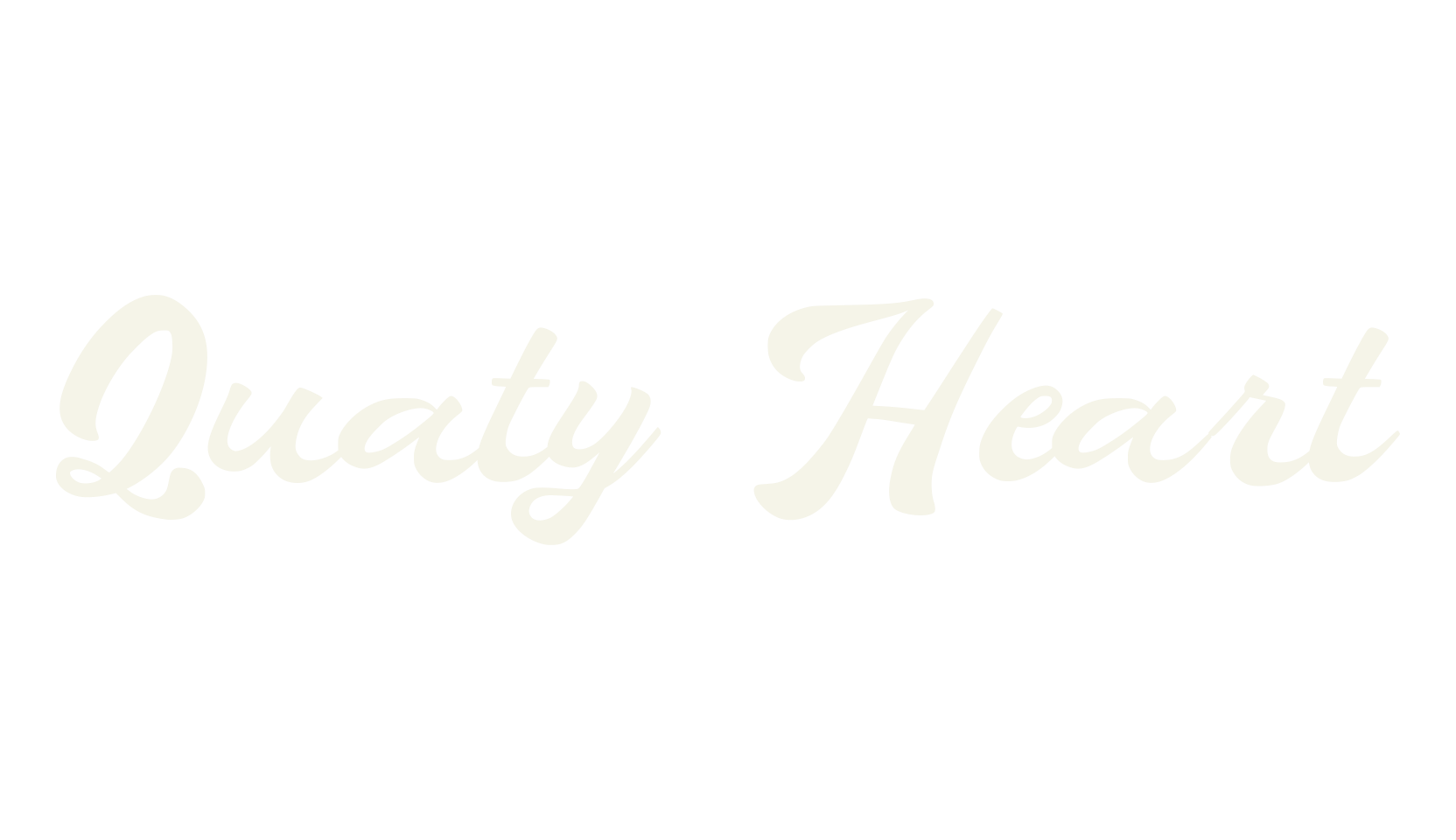 Quaty Heart, fun font preview
