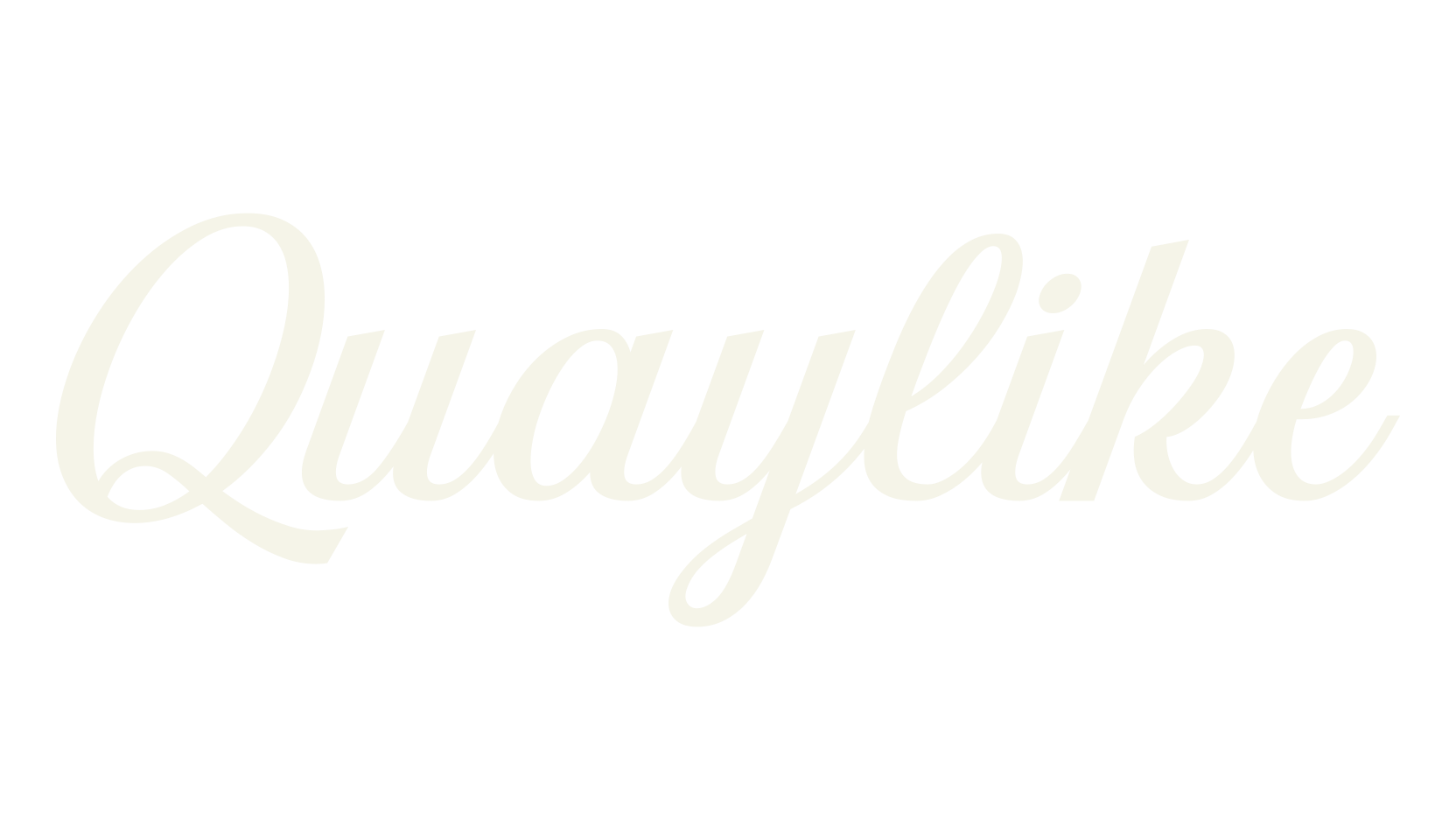 Quaylike, fashion script font preview