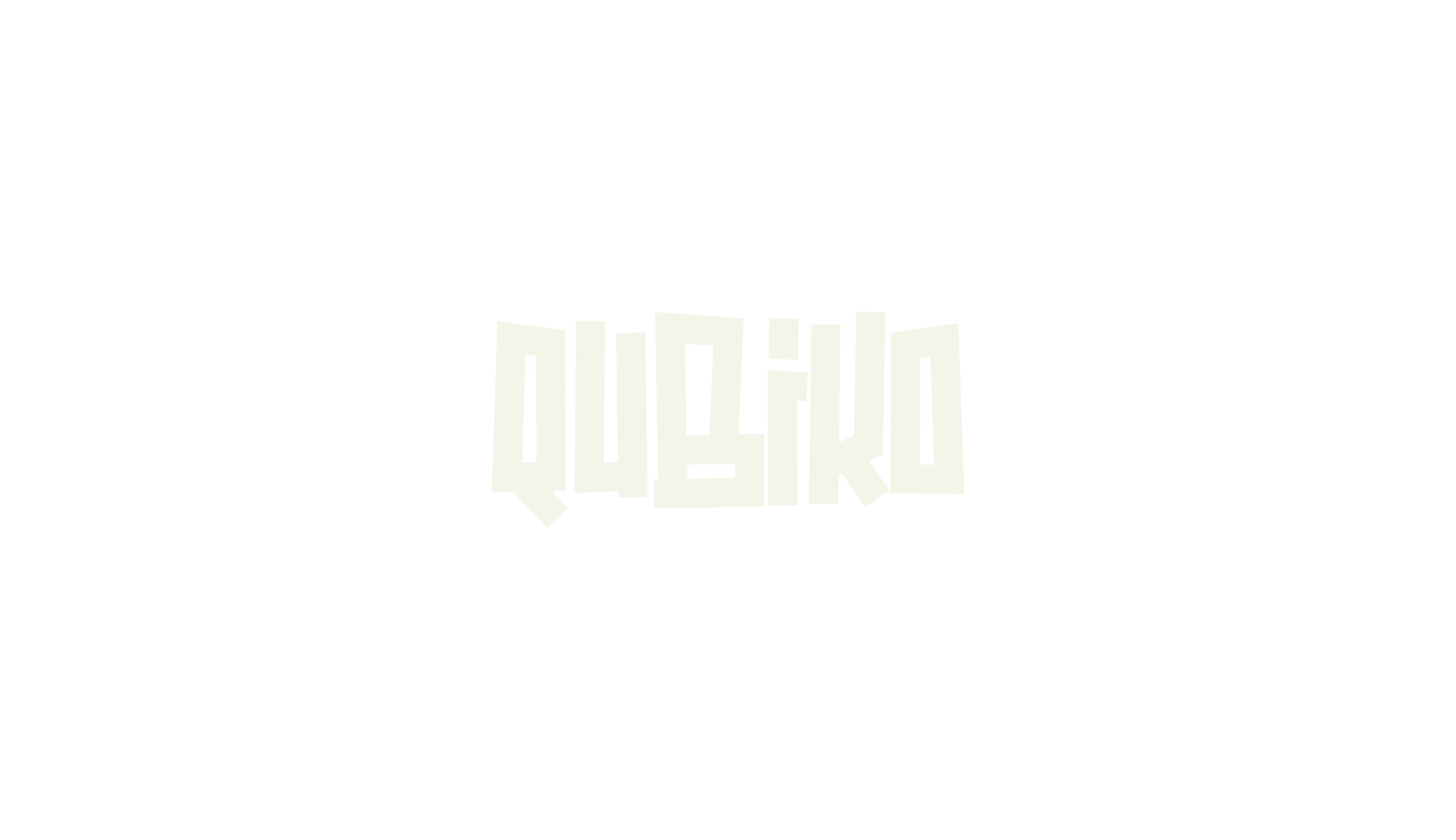 Qubiko, cartoon font preview
