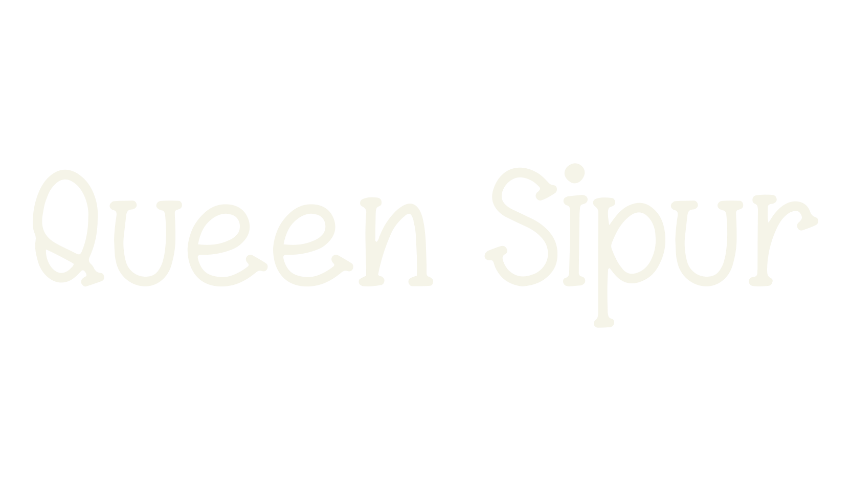 Queen Sipur, christmas font preview