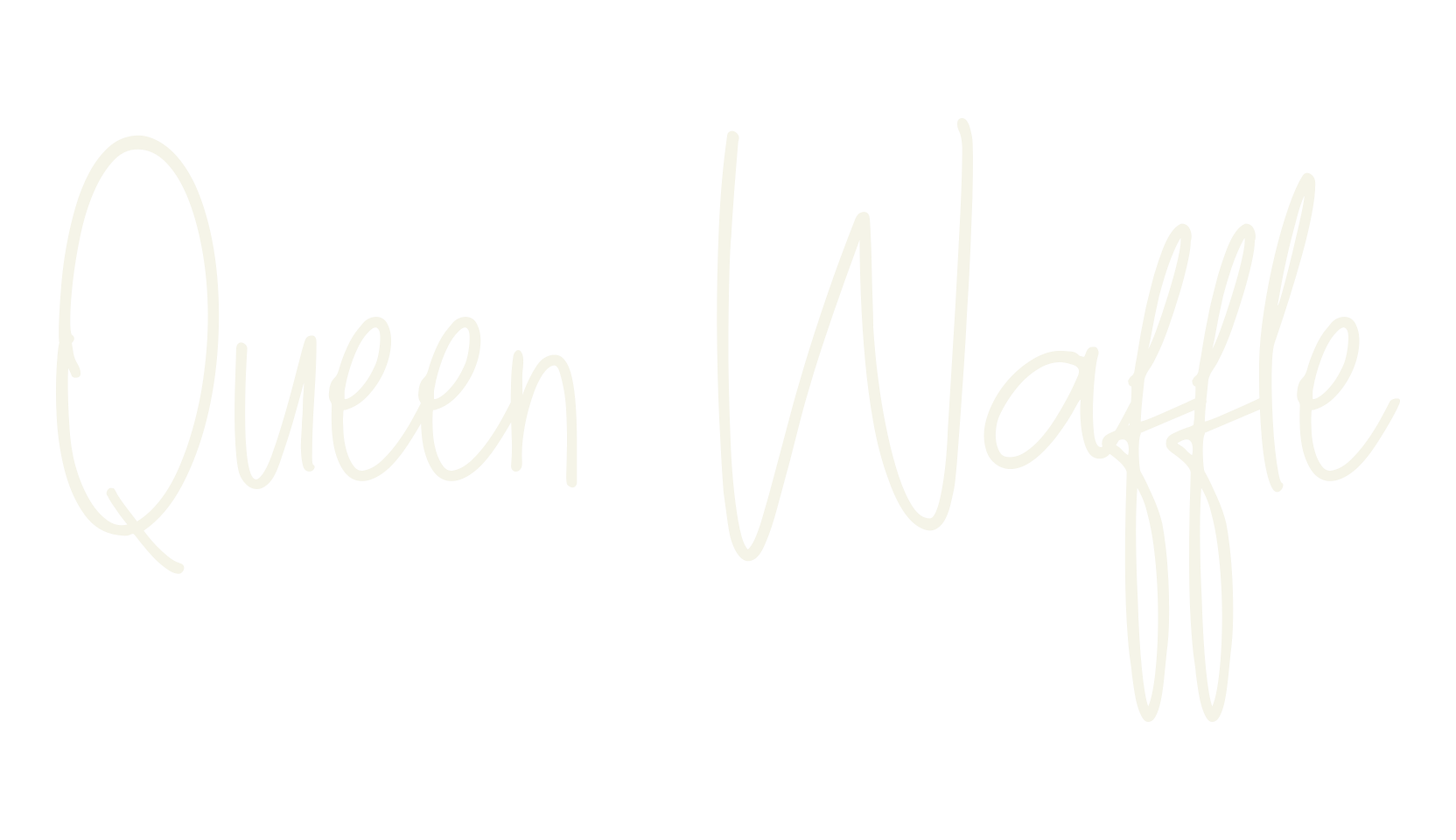 Queen Waffle, fashion script font preview