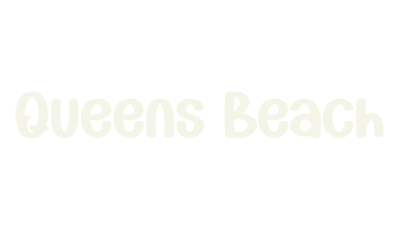 Queens Beach, handwriting font preview