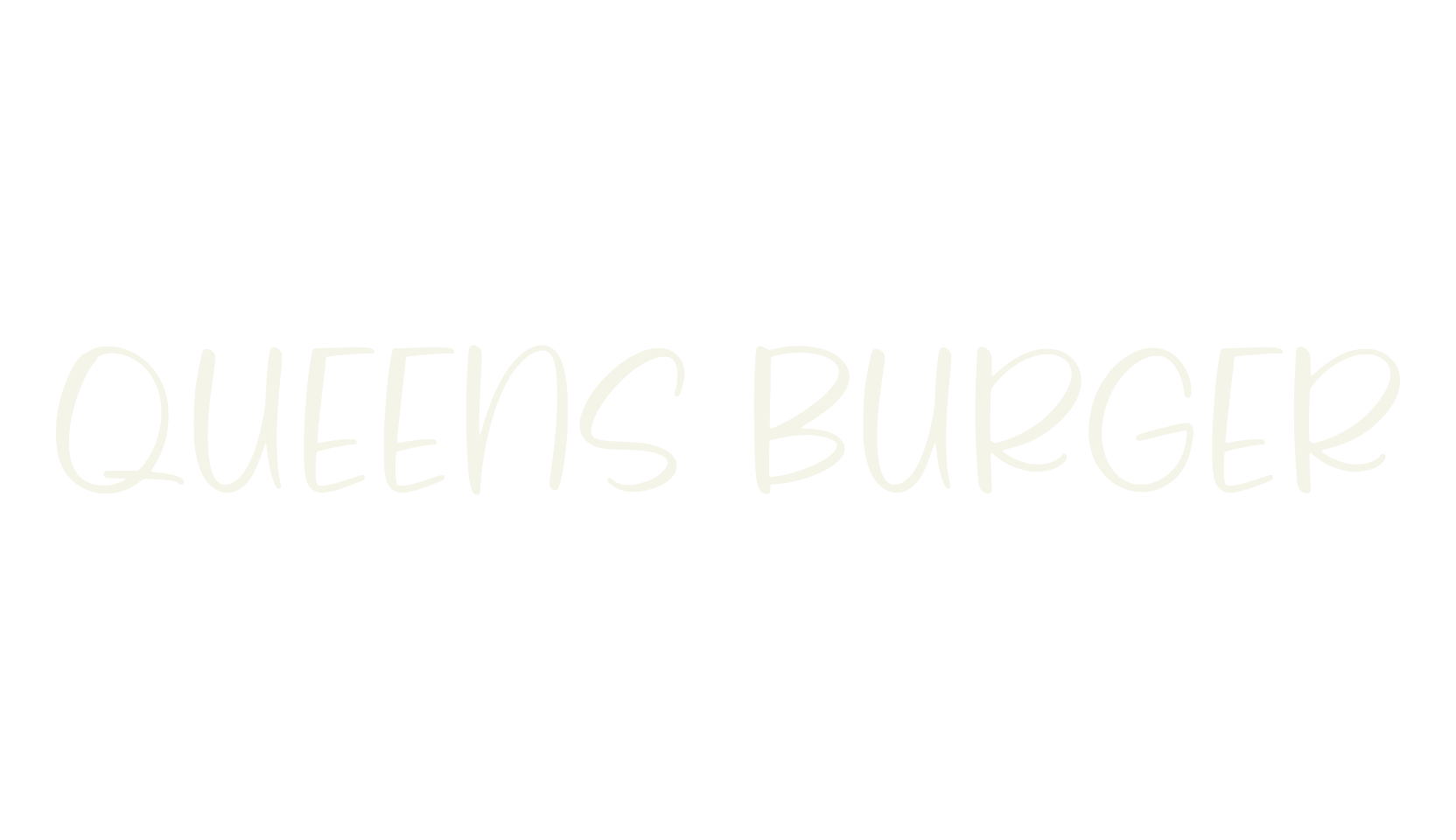 Queens Burger, fashion script font preview