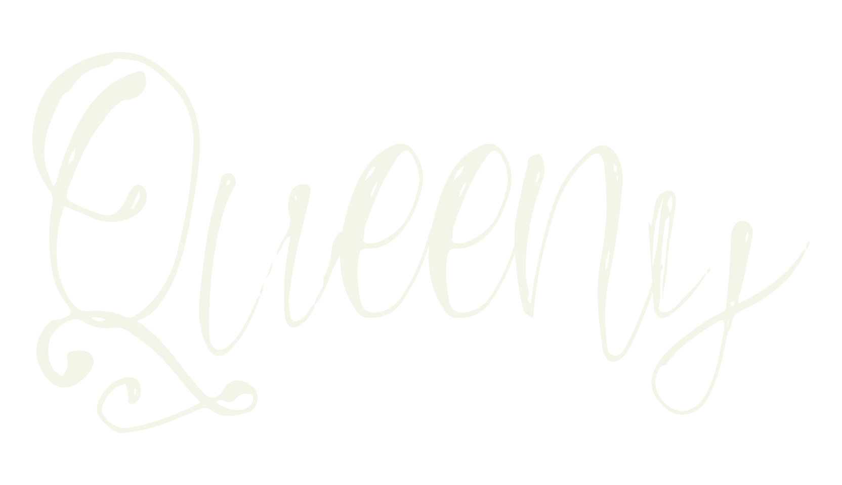 Queeny, lettering font preview