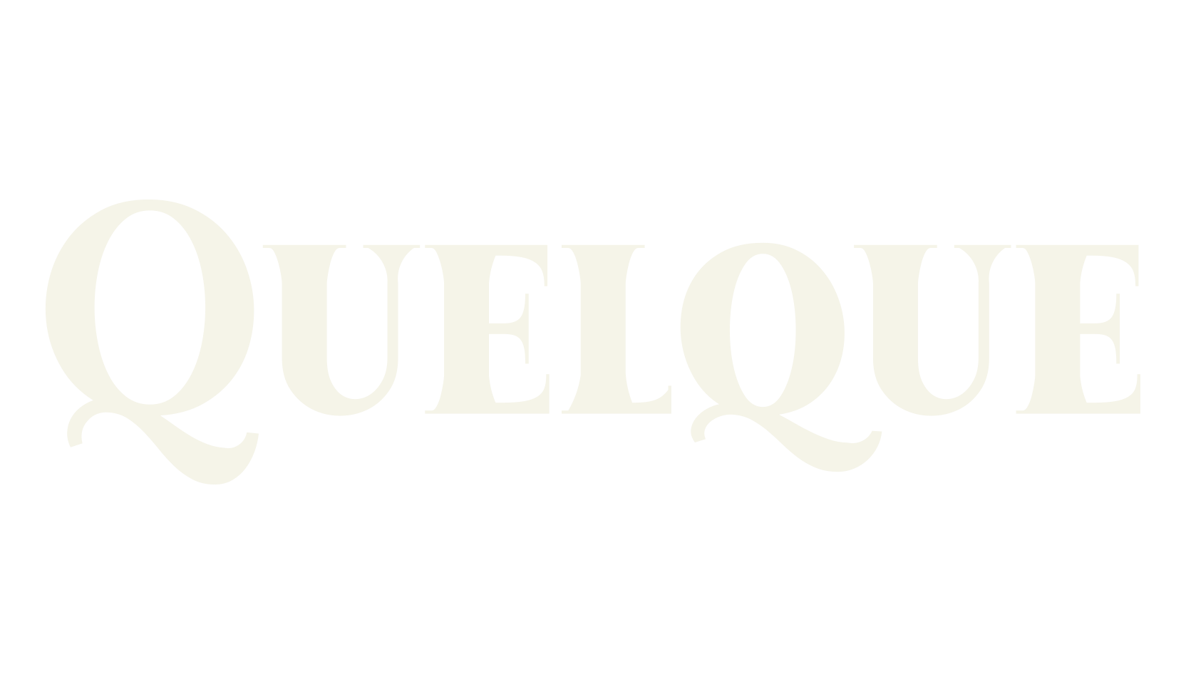 Quelque, bold font preview