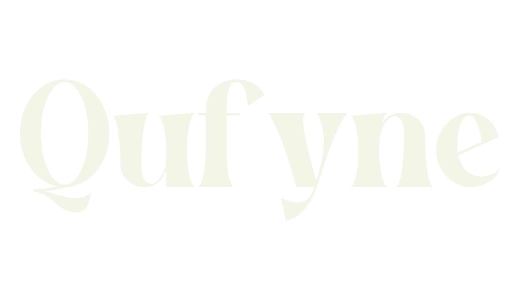 Qufyne, serif font preview