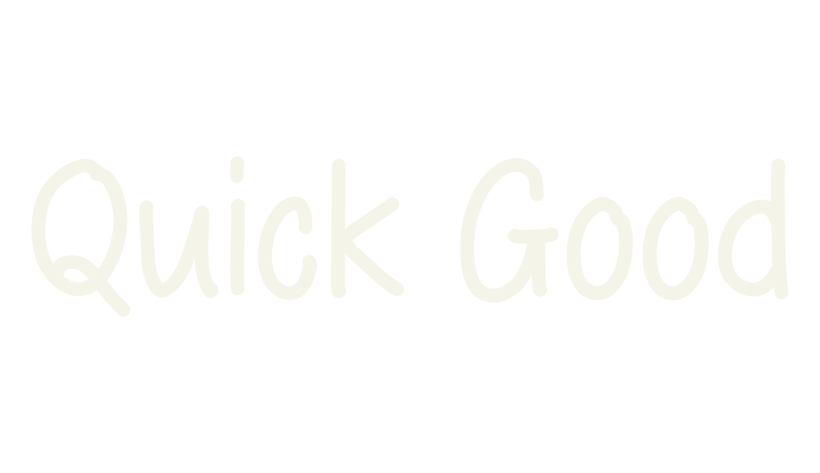 Quick Good, handwriting font preview